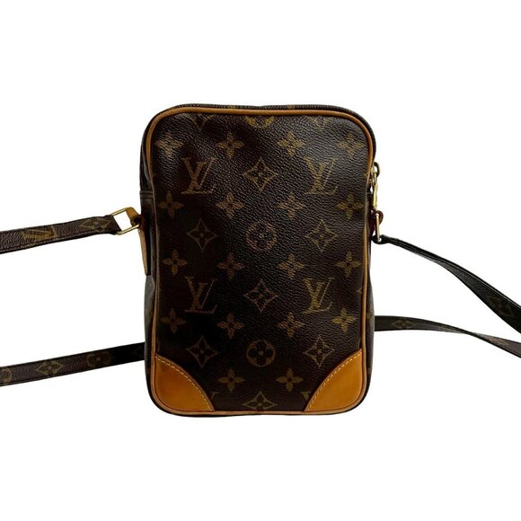 LOUIS VUITTON Brown Monogram Leather Pochette Shoulder Bag - Picture 3 of 9